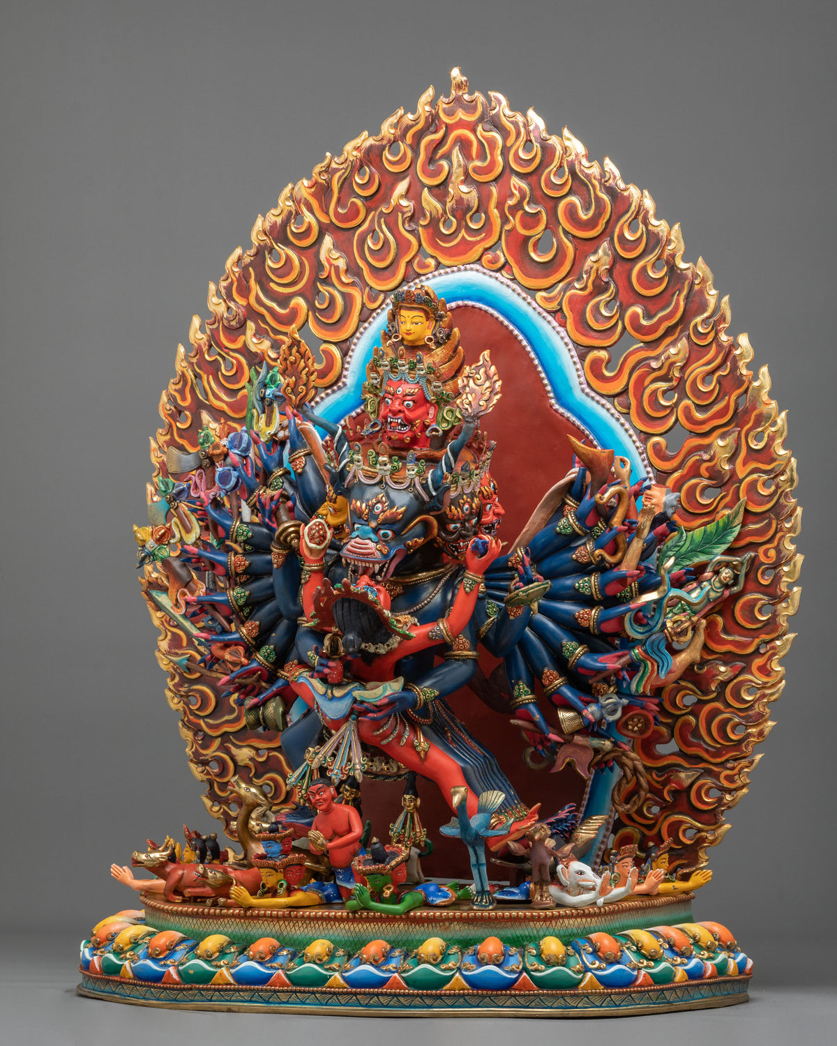 Protector Yamantaka Statue | Handcrafted in Nepal