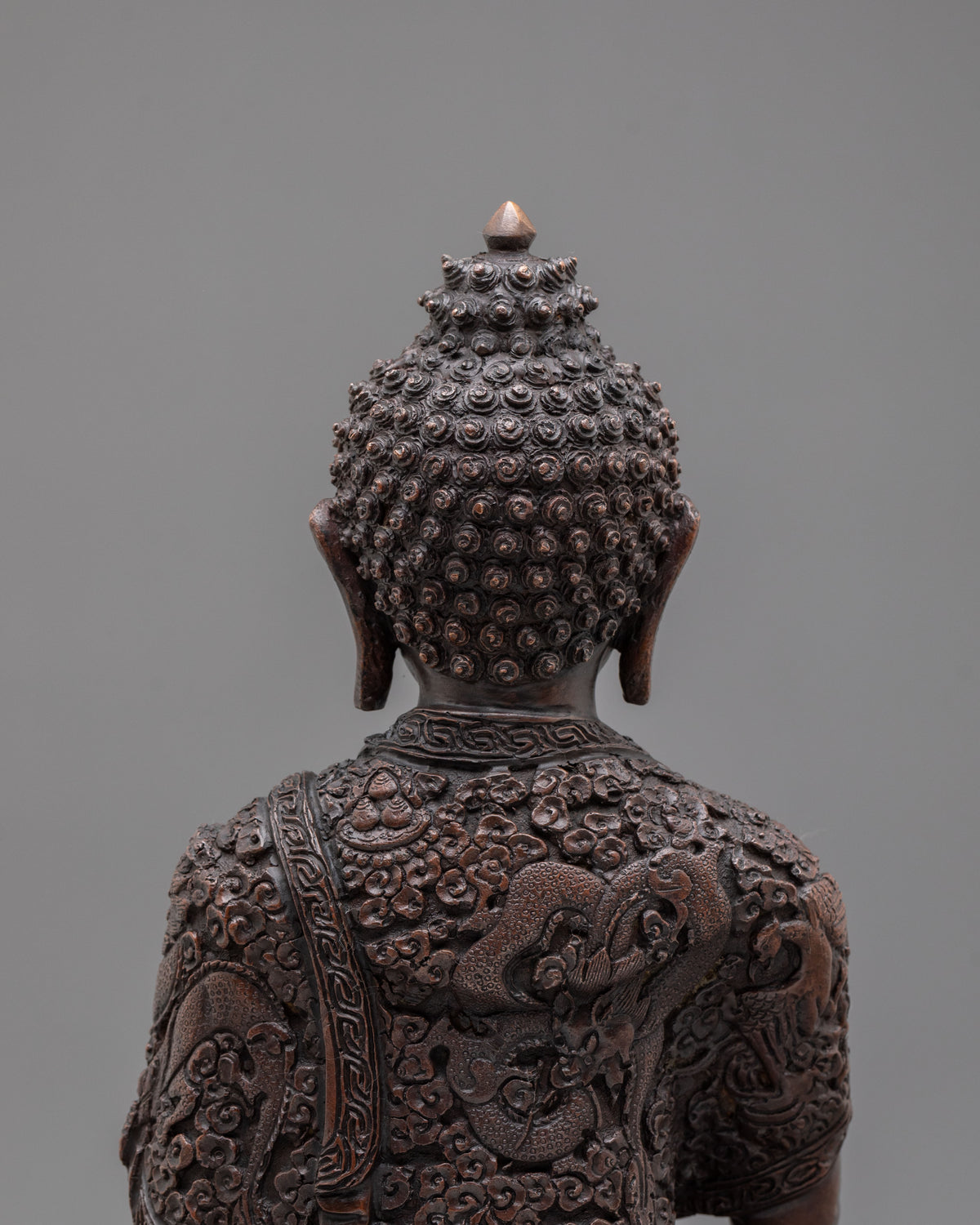 Shakyamuni Buddha Oxidized Copper Statue | The Awakened One