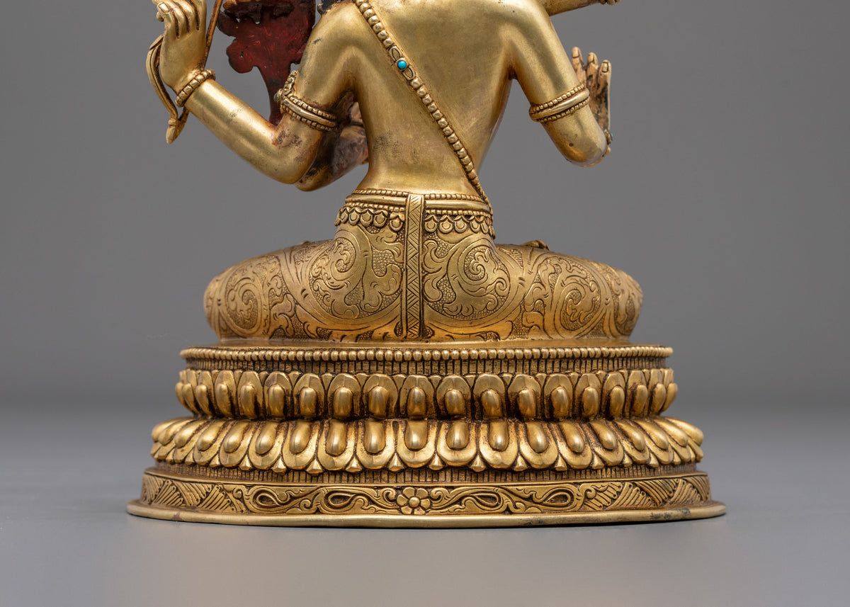 Maha Manjushri Traditional Sculpture | Traditional Buddhist Art