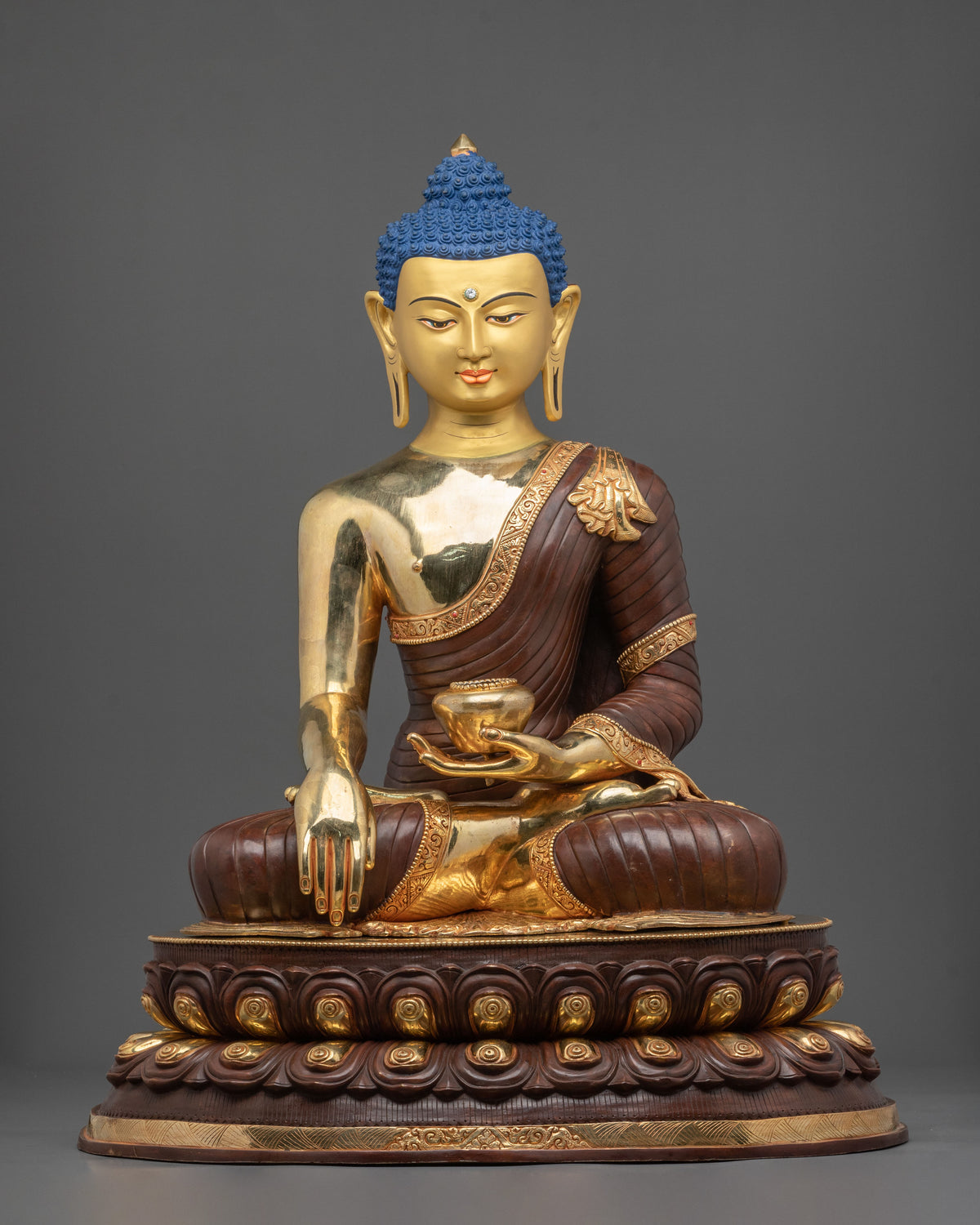Handmade Shakyamuni Buddha Sculpture for Altar