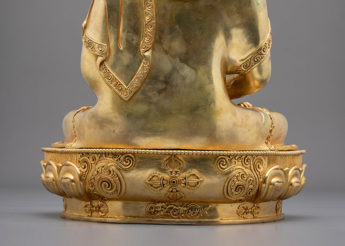 Hand Carved Amitabha Buddha Spiritual Statue