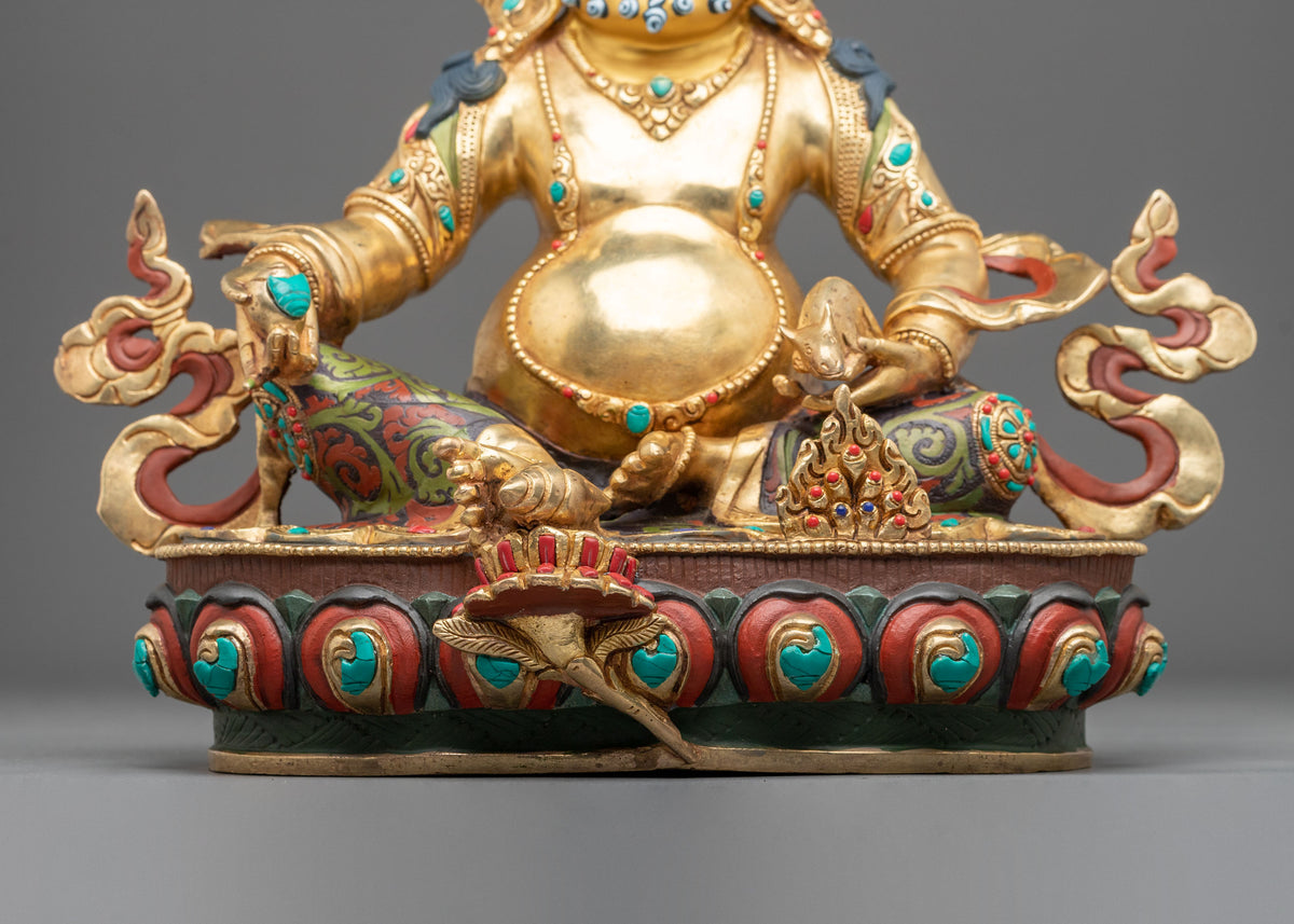Handmade Dzambhala Sculpture | Deity of Wealth