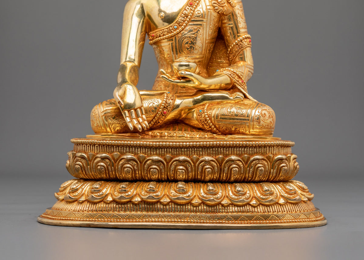 Ratnasambhava 24K Gold Coated Figurine | Home Decor