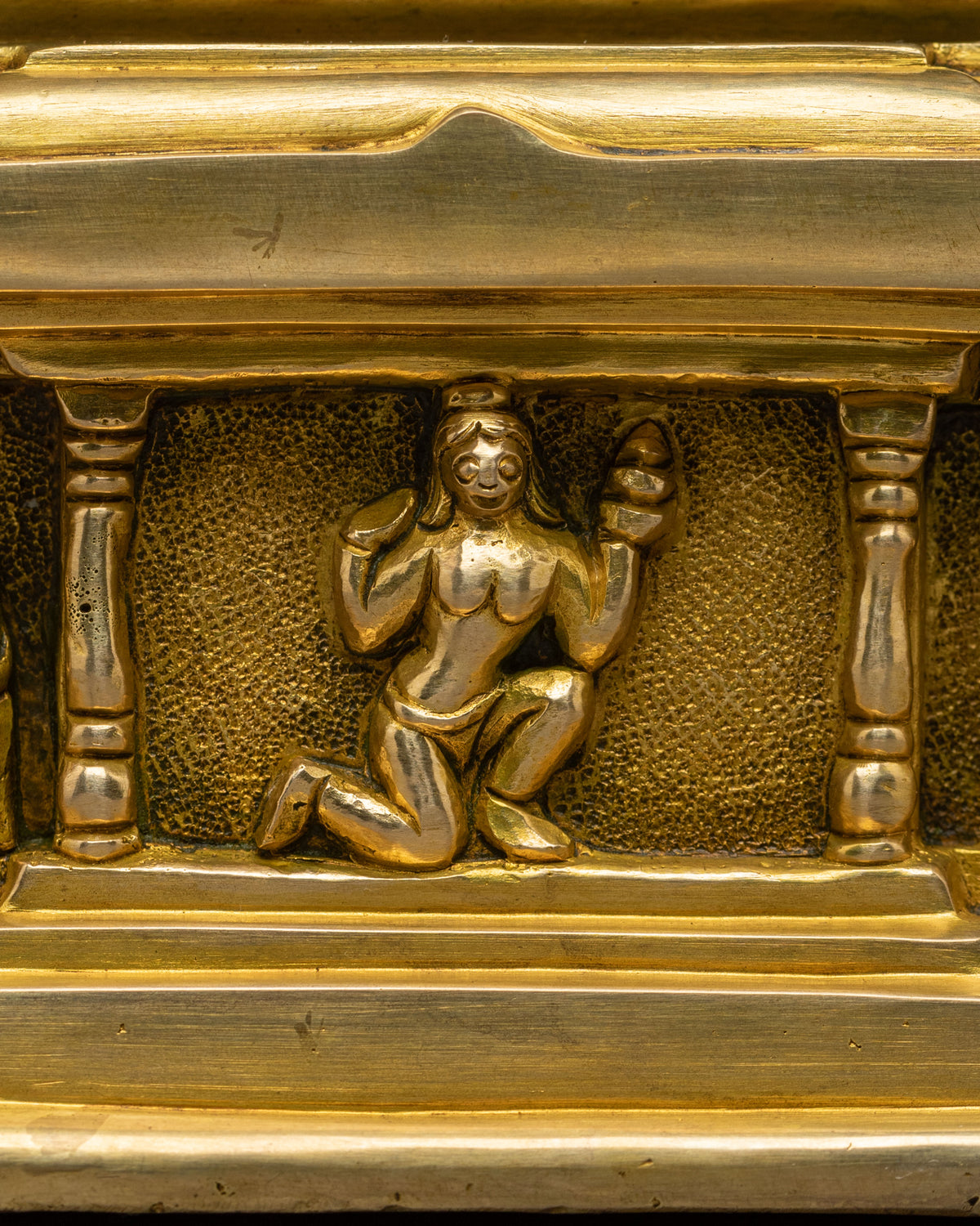 Shakyamuni Buddha 24K Gold Gilded Traditional Sculpture | Himalayan Sacred Altar Decor