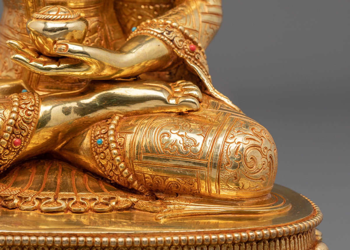 Handmade Shakyamuni Buddha Copper Statue