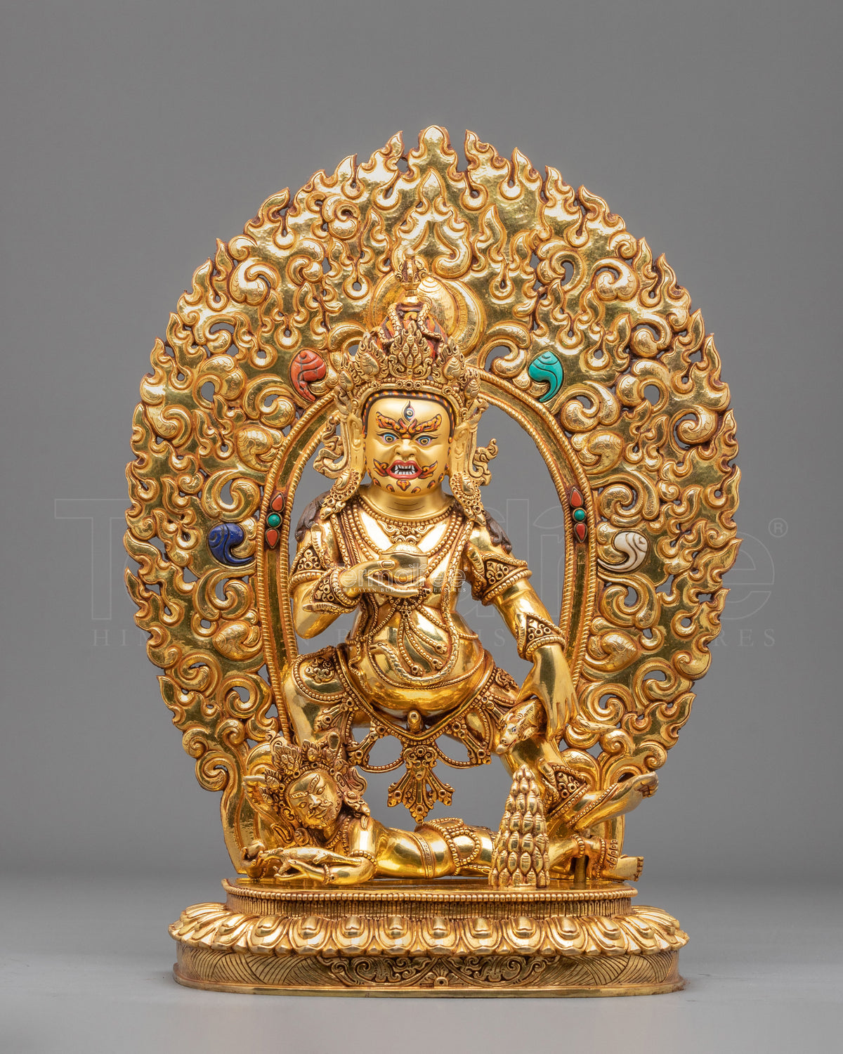 Black Dzambhala Statue