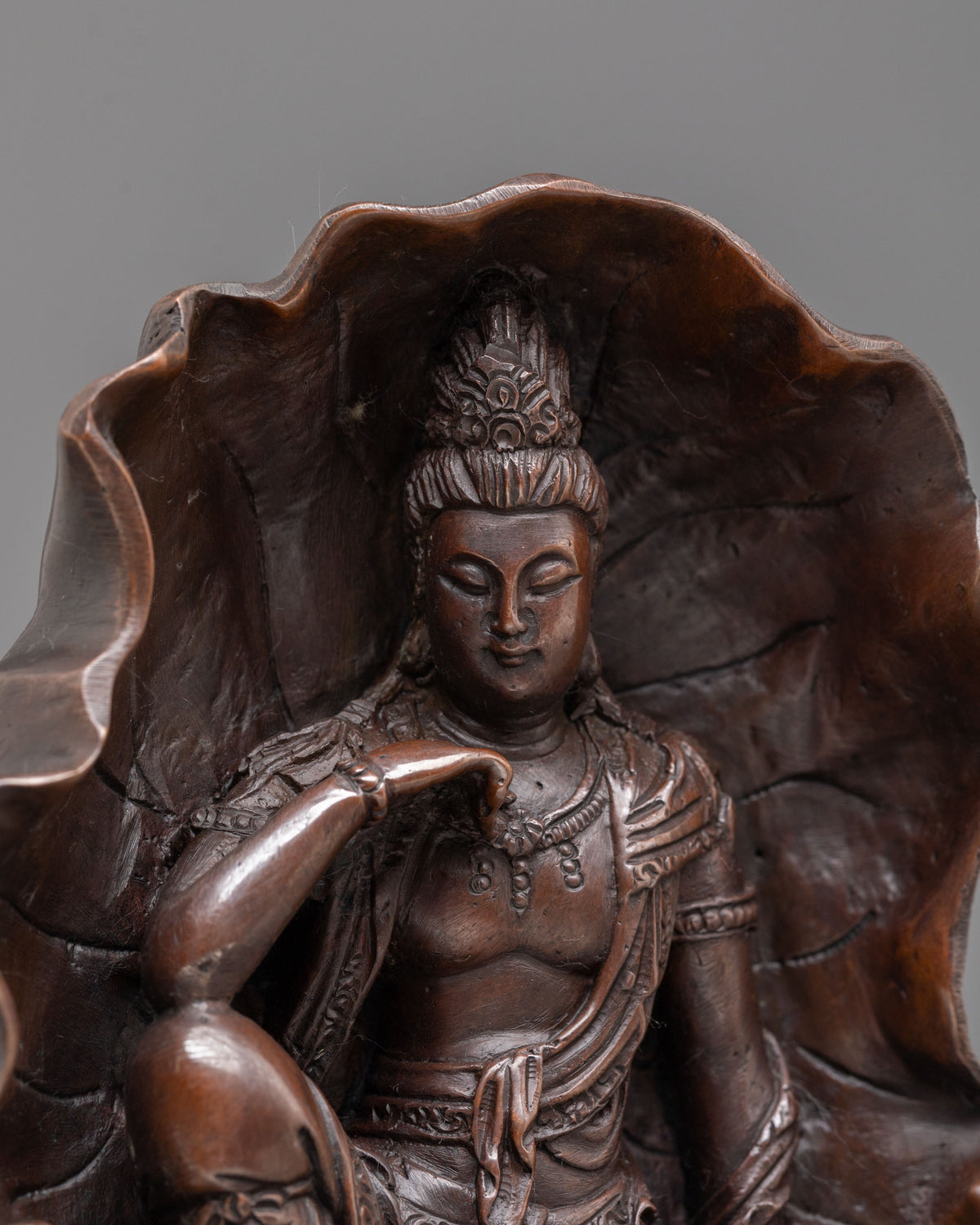 Lokeshwor Statue | Sacred Copper Form of Avalokiteshvara