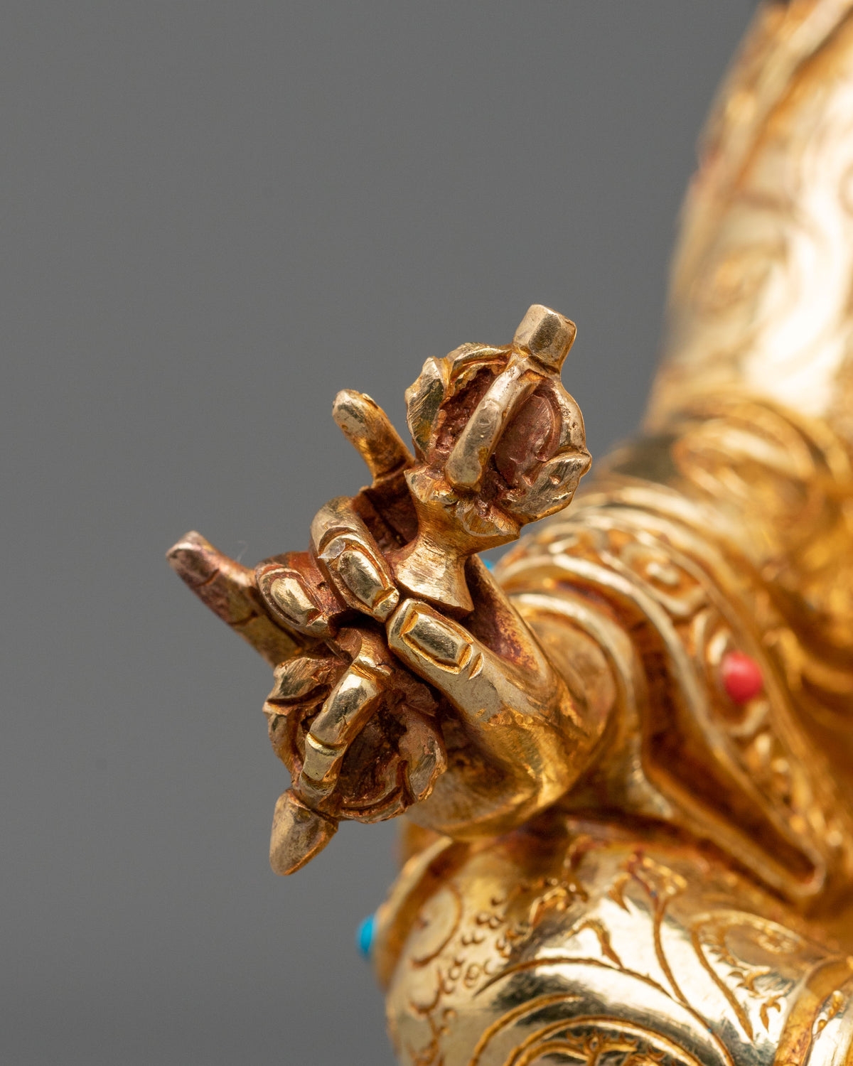 Handmade Guru Rinpoche Himalayan Sculpture