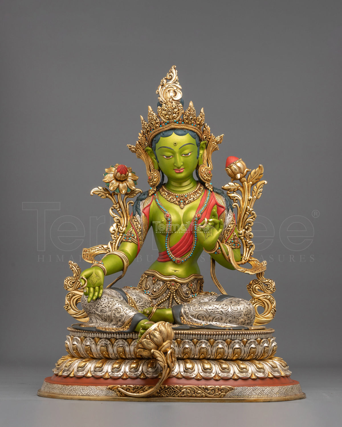 Green Tara Statue