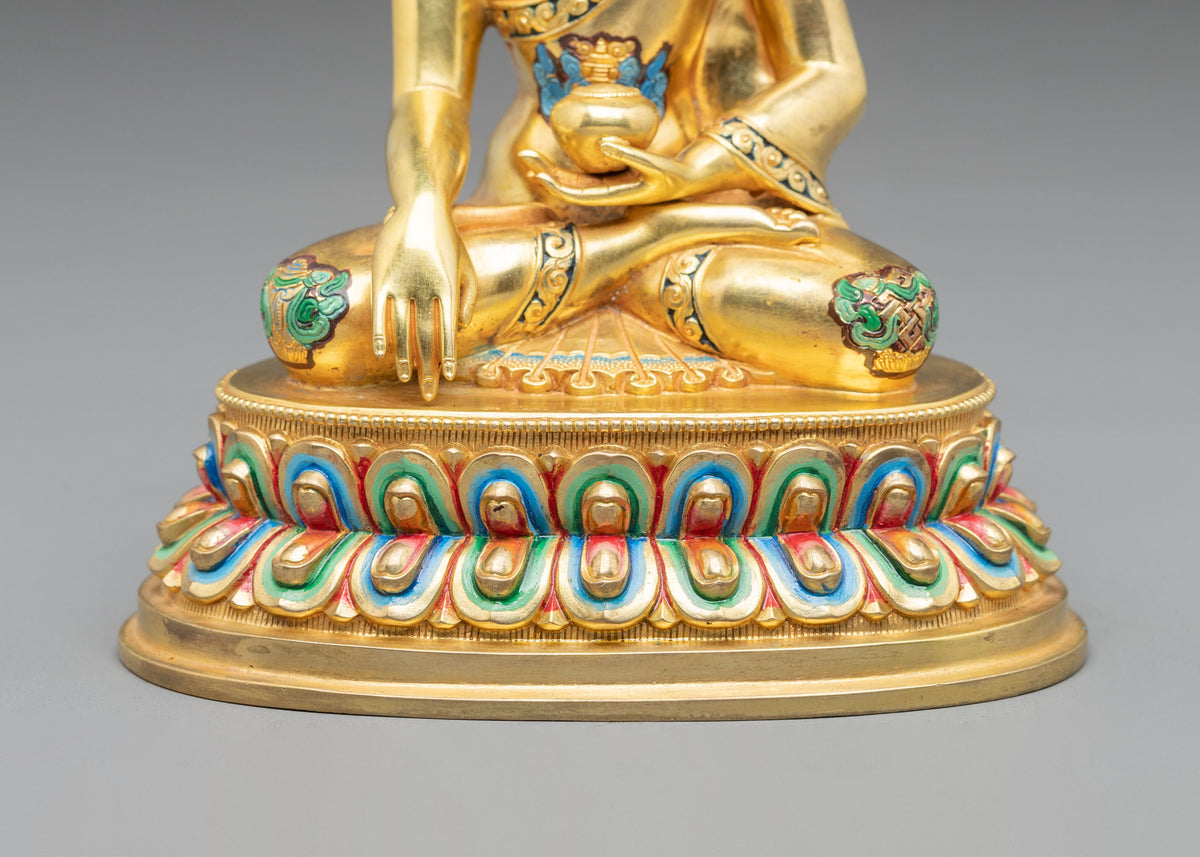Gautama Buddha Figurine | Handcrafted Copper Statue