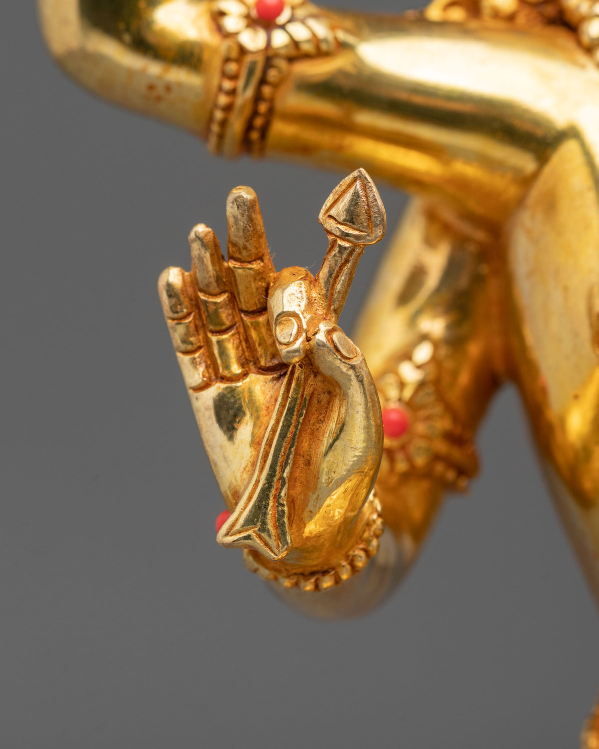 Radiant Maha Manjushri Mahayana Buddhist Figurine