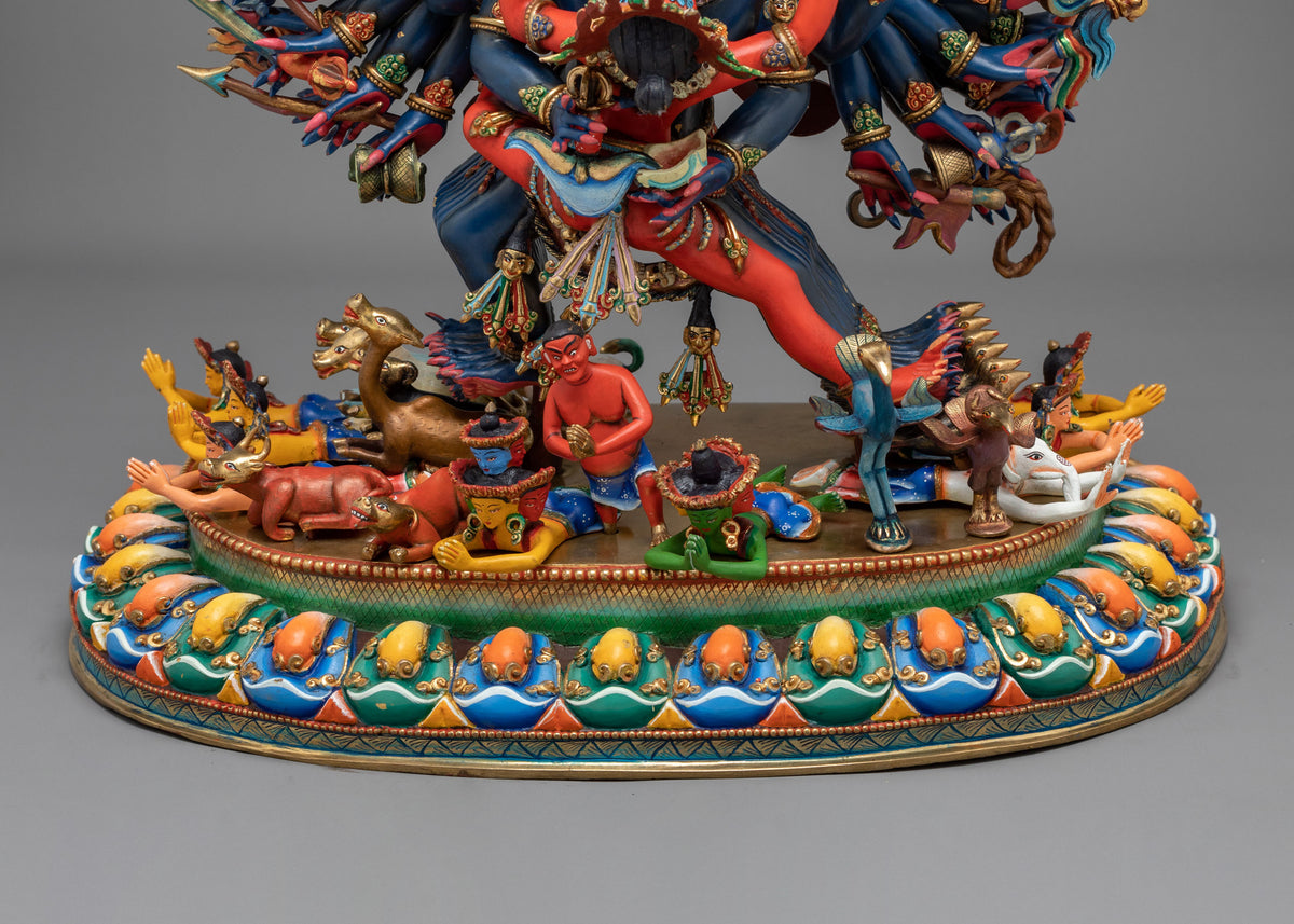 Protector Yamantaka Statue | Handcrafted in Nepal