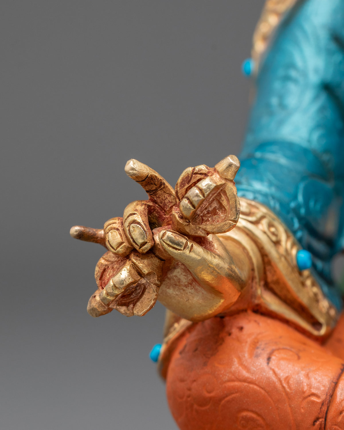 Guru Rinpochhe Tibetan Sculpture | Handmade Himalayan Buddhist Shrine