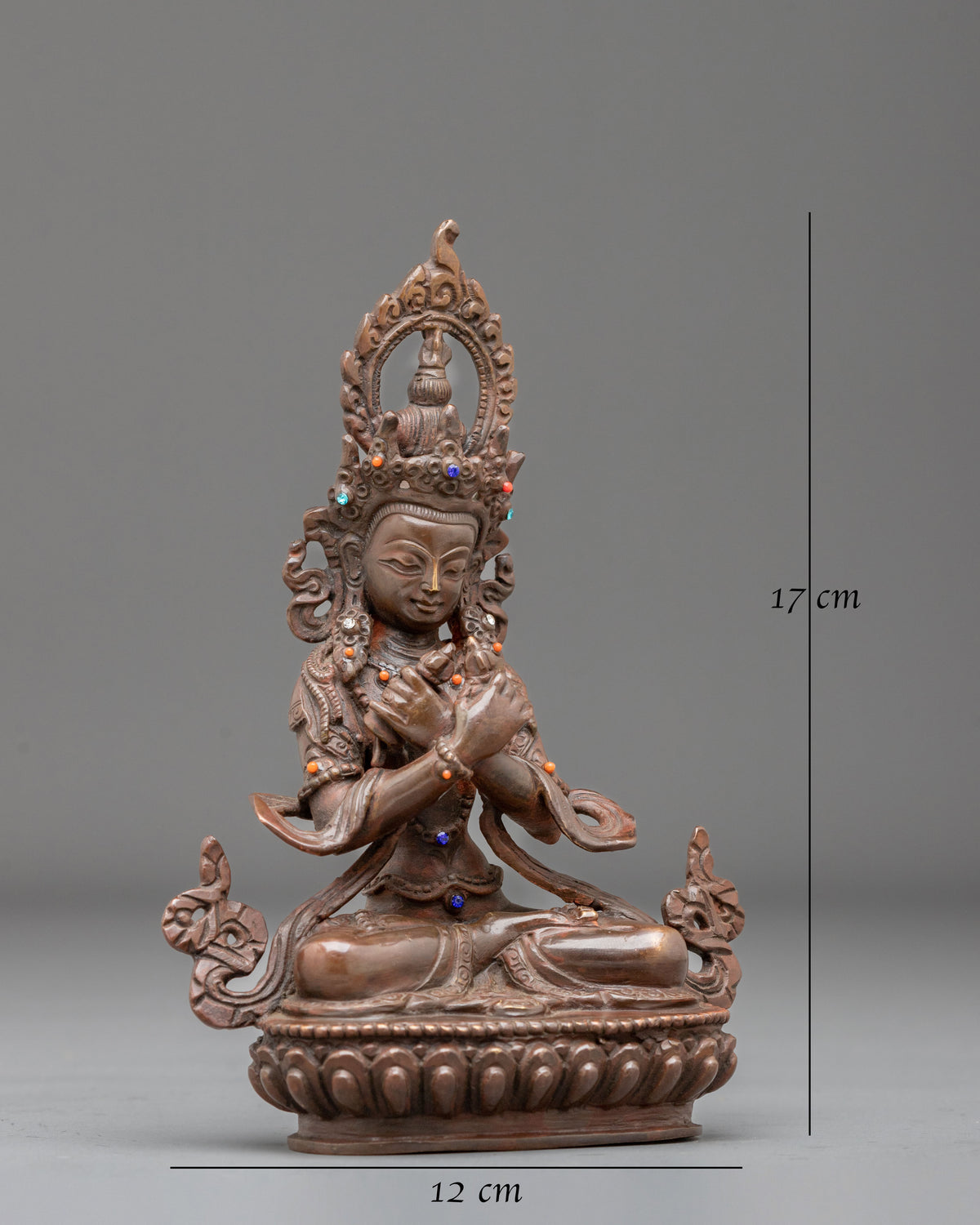 Vajradhara Statue: Embodiment of Primordial Wisdom