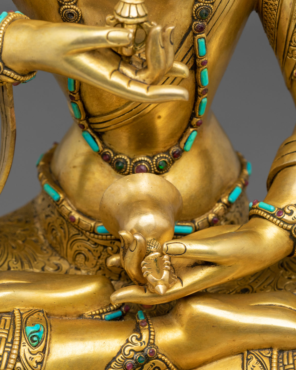 Vajrasattva Sculpture for Altar | Diamond Mind Buddha of Purification