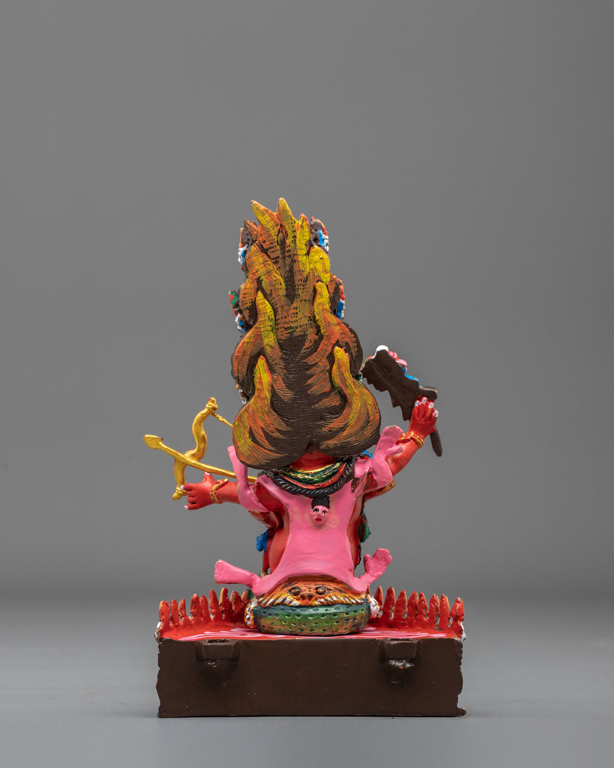 Rahula Spiritual Copper Sculpture:  Nyingma Dharmapala