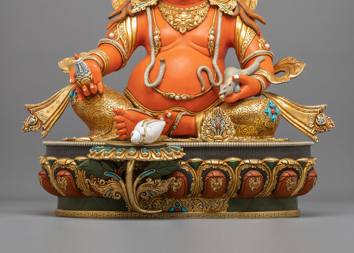 Dzambhala Statue | Handmade Guardian of Wealth