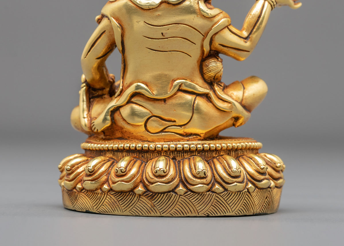 Padampa Sangey Handcrafted Statue | 24K Gold Gilded