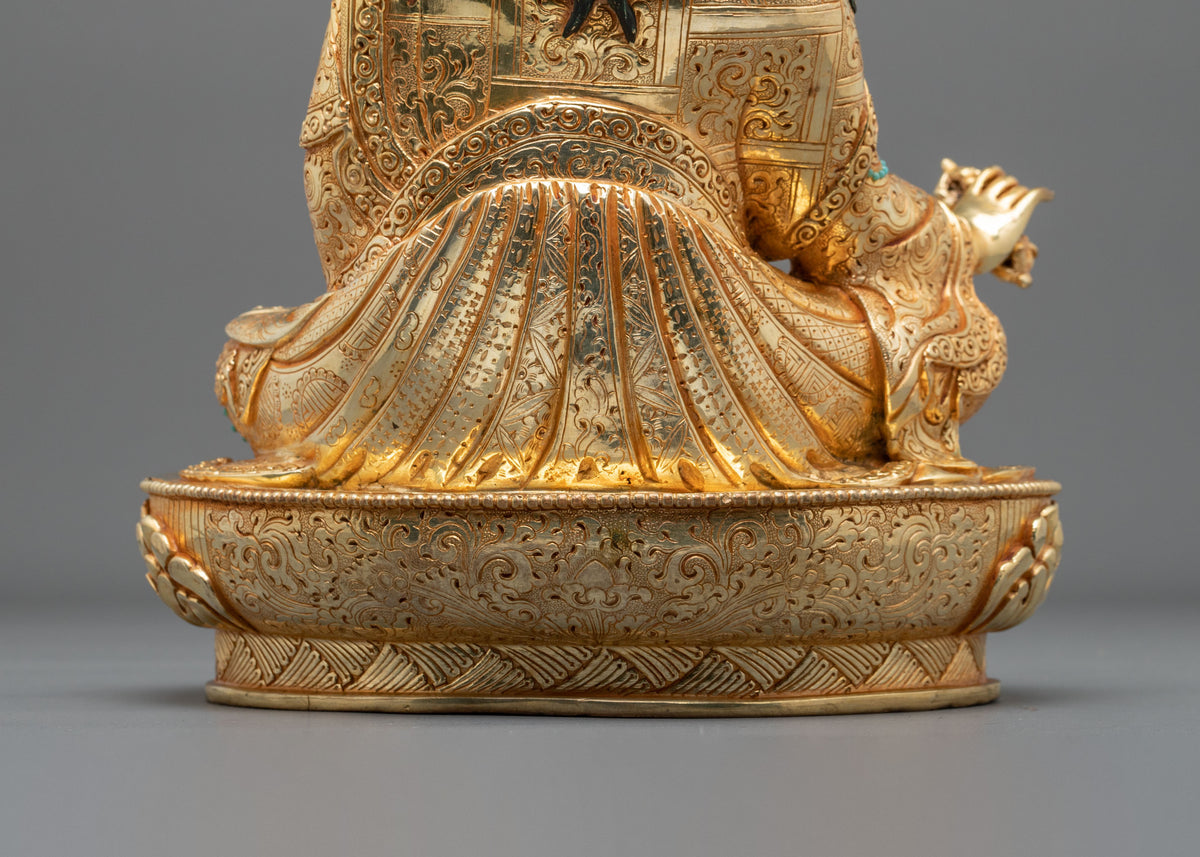 Guru Rinpoche Copper Statue | Lotus-Born Master of Vajrayana