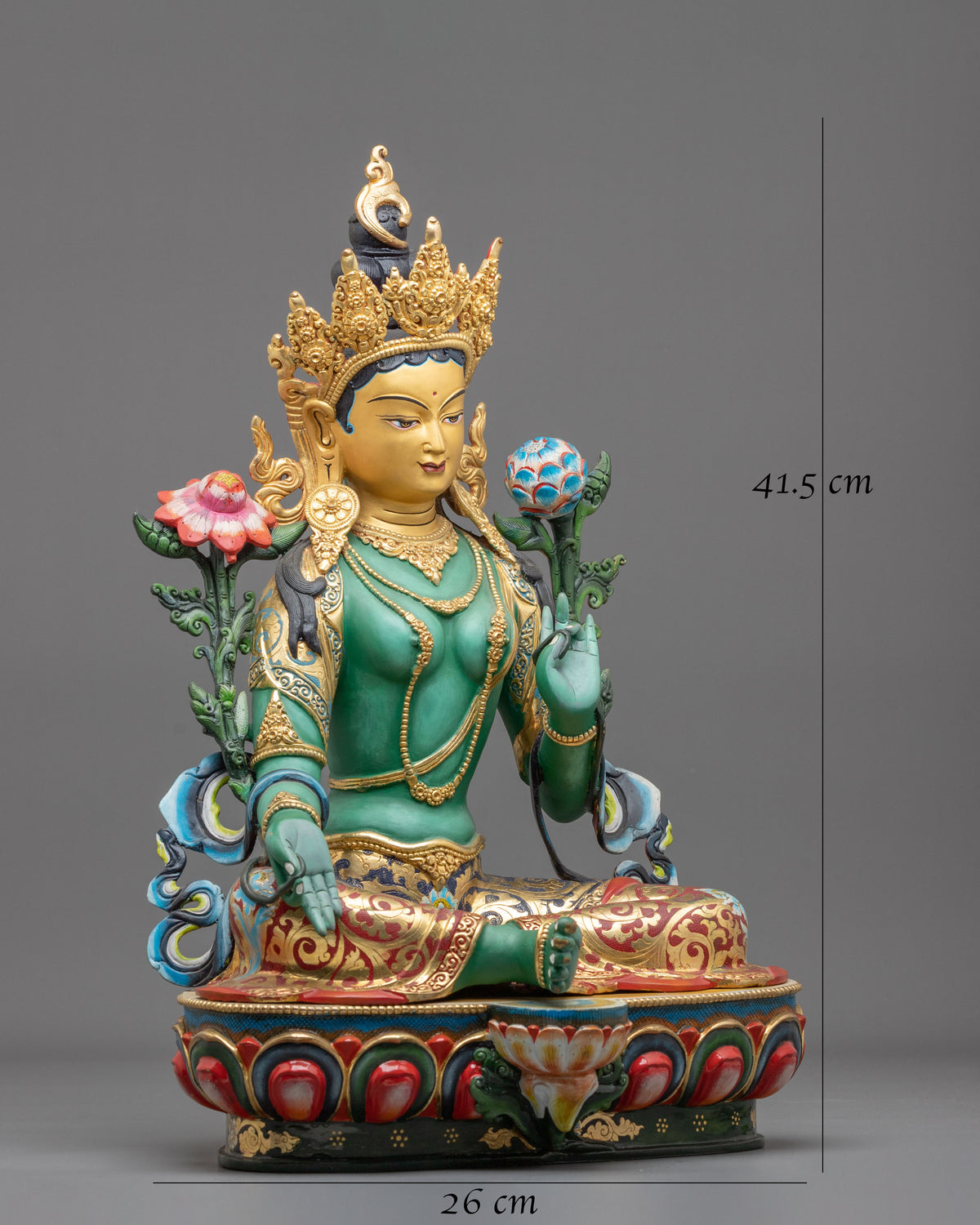 Green Tara Statue | Handcrafted in Nepal