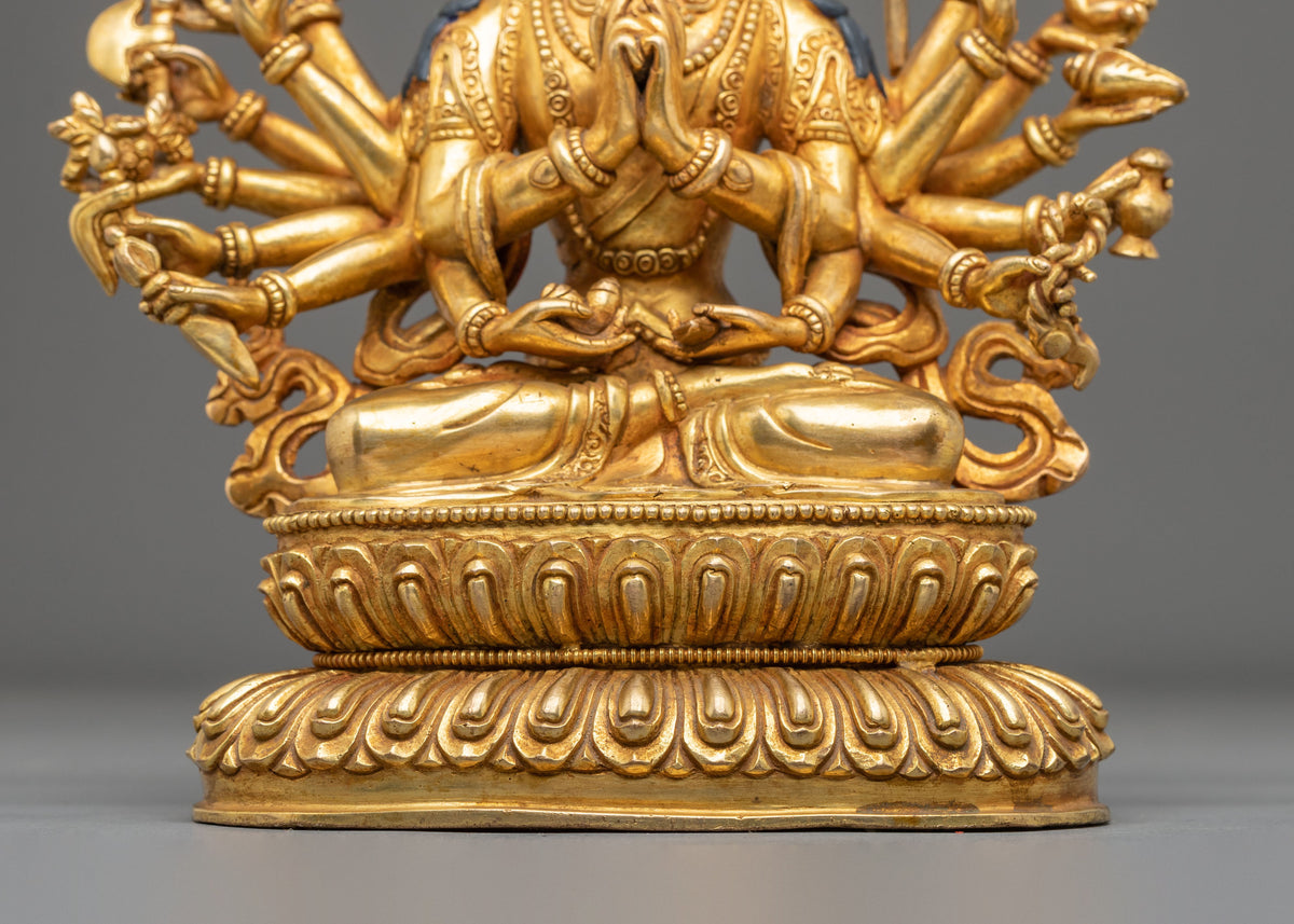 Goddess Cundi Sculpture | Sacred Buddhist Home Decor