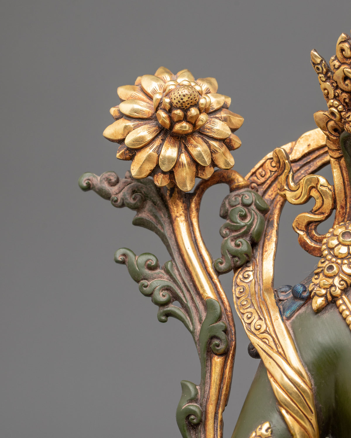Green Tara Statue | Tibetan Compassionate Guardian