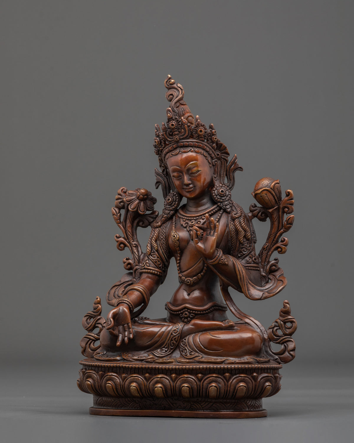 White Tara Sculpture | Goddess of Longevity