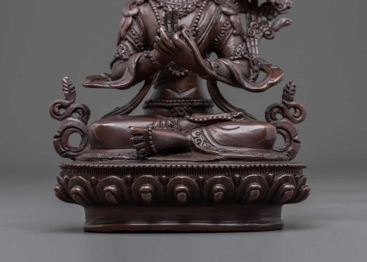 Sacred Manjushri Sculpture | Tibetan Buddhist Bodhisattva of Wisdom