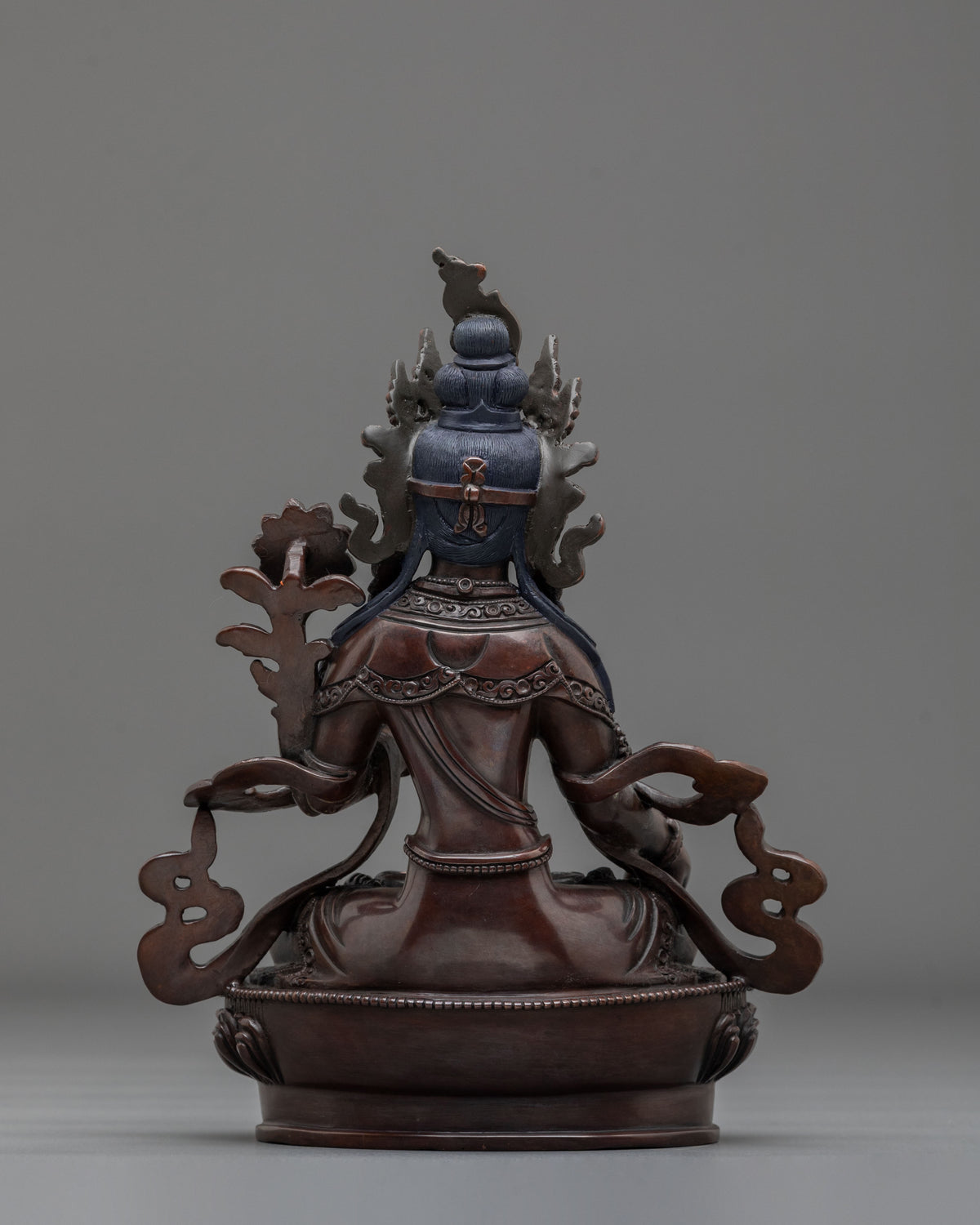 Symbol of Longevity White Tara Statue | Handcrafted Oxidized Sculpture