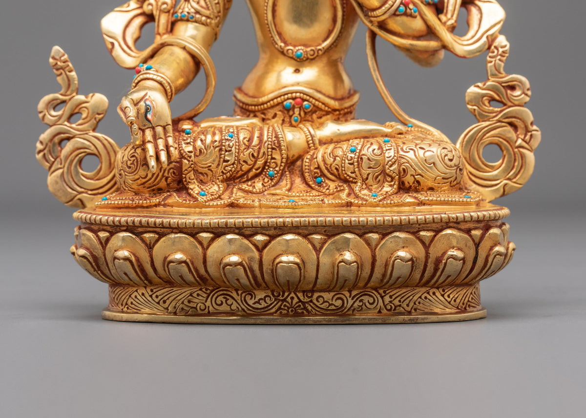 Goddess White Tara Hand Carved Statue | Goddess White Tara Hand Carved Statue