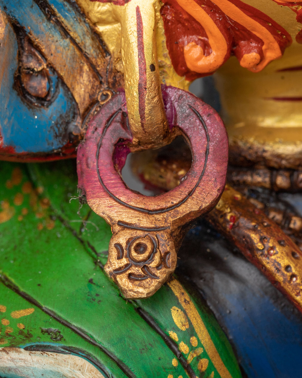 Vajrapani Buddhist Shrine Sculpture | Handmade Himalayan Sacred Art