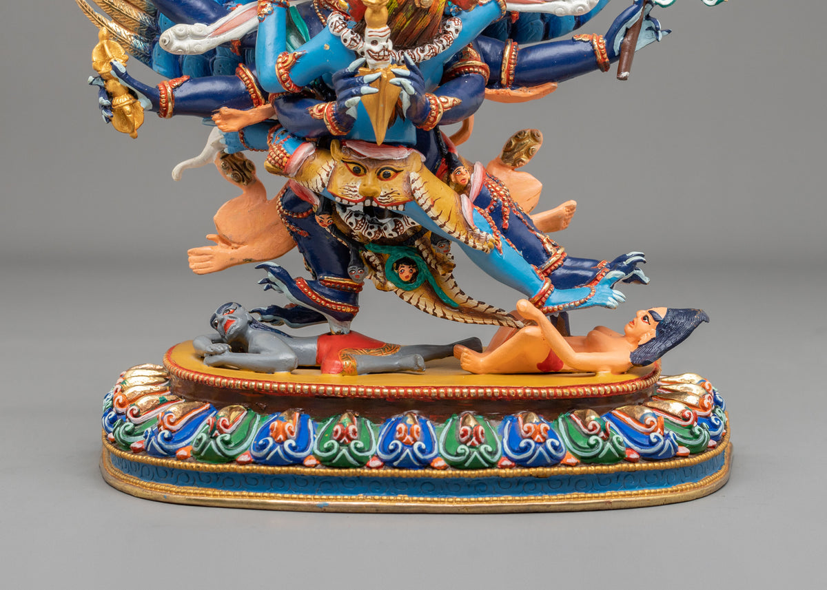 Vajrakilaya Copper Figurine |  Deity of Purification and Protection