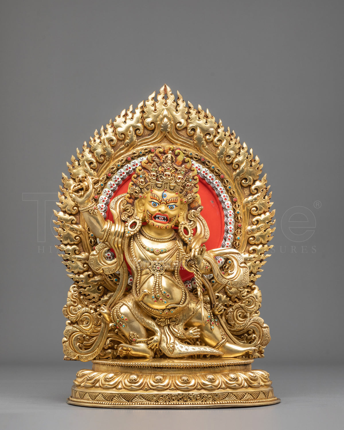 Vajrapani Bodhisattva: Wrathful Wisdom Deity Statue