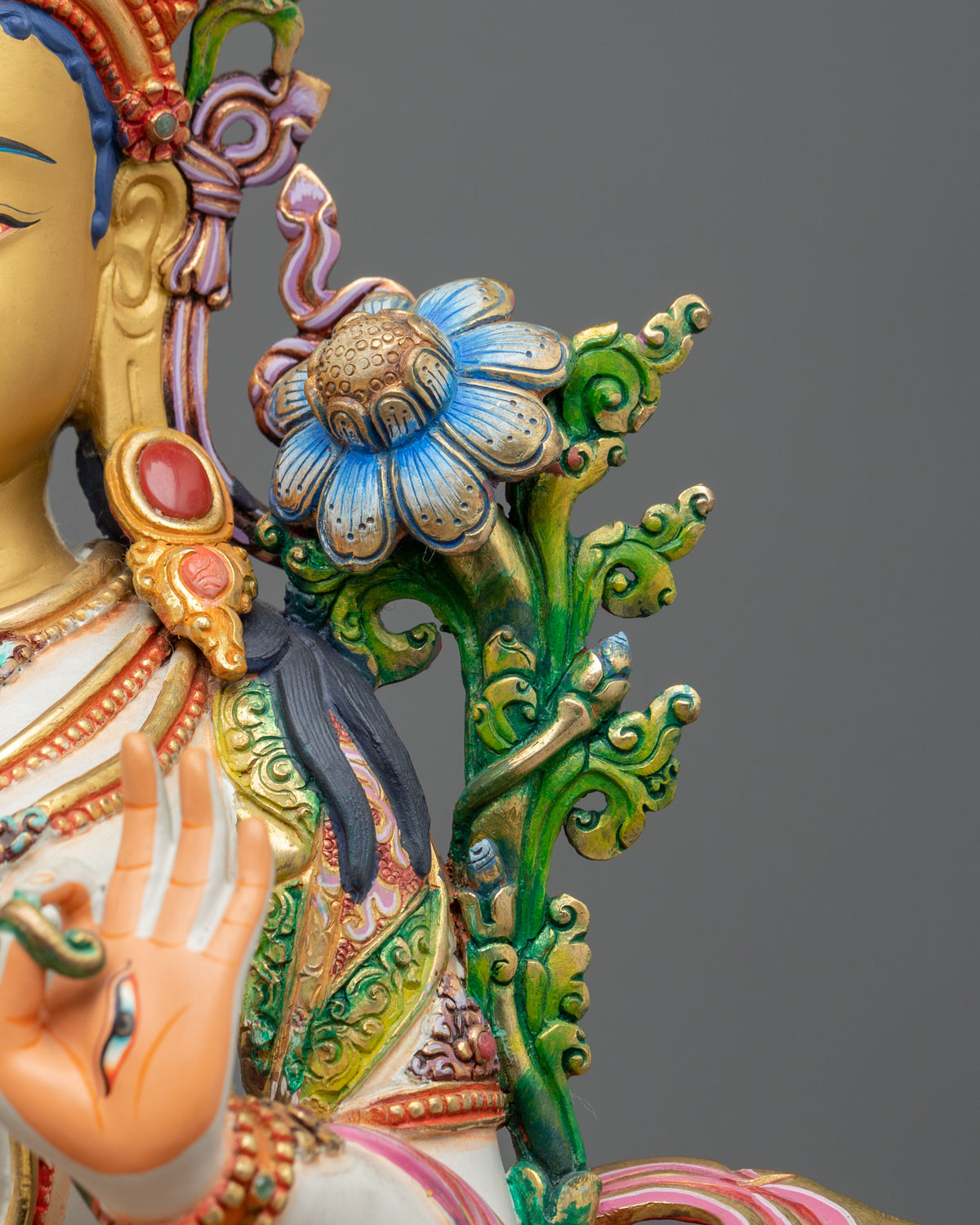 White Tara Statue | Compassionate Protector of Long Life and Healing
