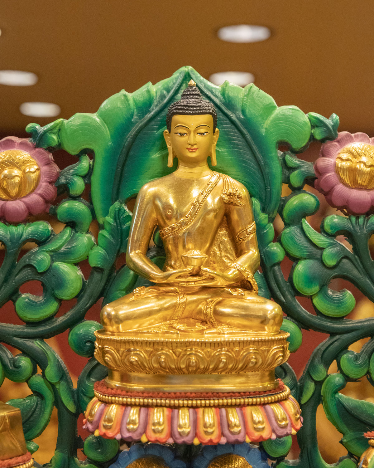Guru Rinpoche with Eight Manifestation Statue Set