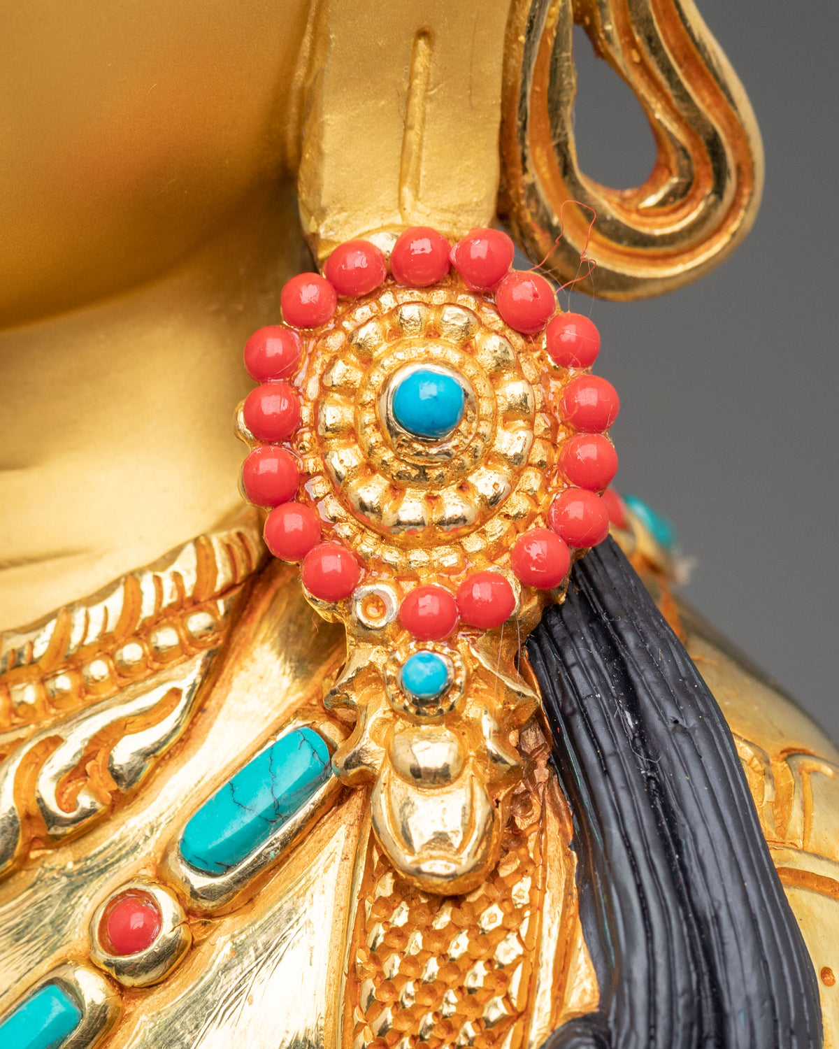 Amitayus Vajrayana Buddhist Statue | Sacred Sculpture for Altar and Meditation Practice