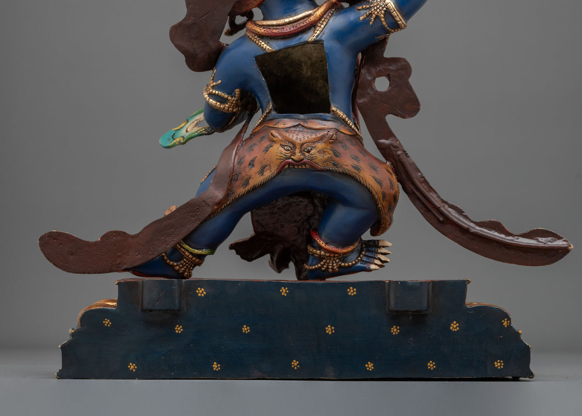 Vajrapani Buddhist Shrine Sculpture | Handmade Himalayan Sacred Art