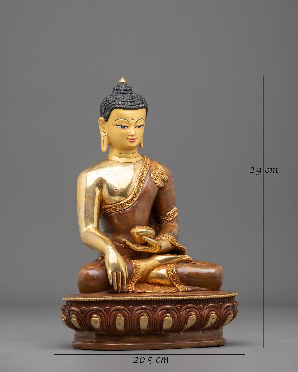 Shakyamuni Buddha Statue | Handcrafted Copper Sculpture