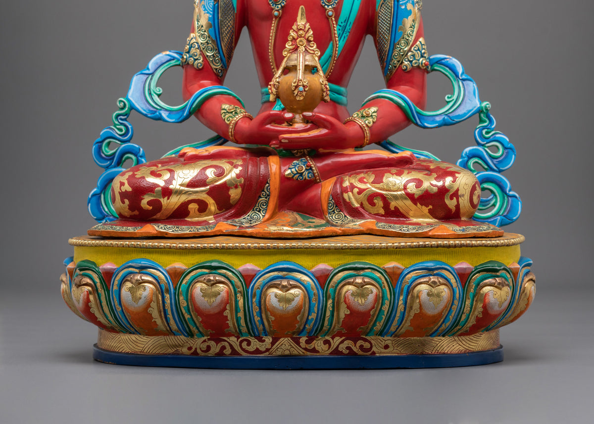 Amitayus Figurine Buddha of Infinite Life | Altar Decor