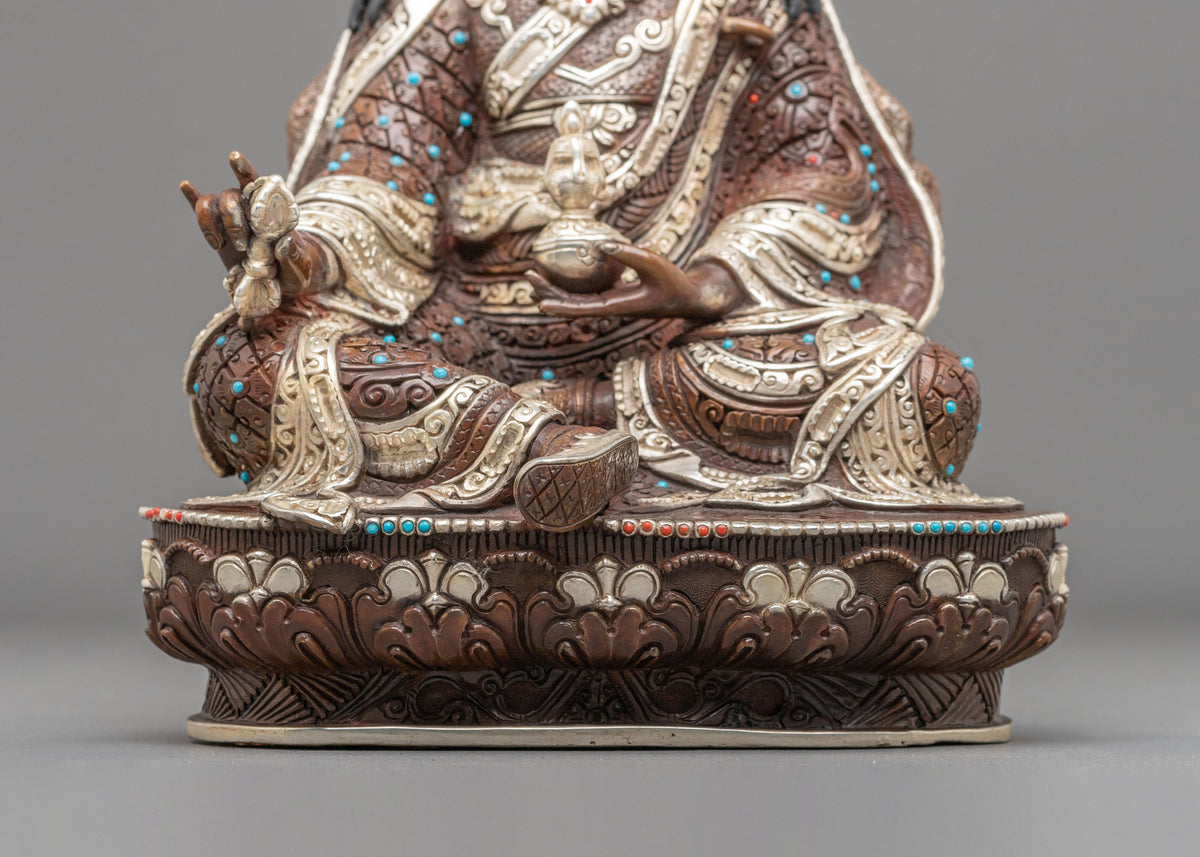 Guru Rinpoche Handmade Copper Sculpture