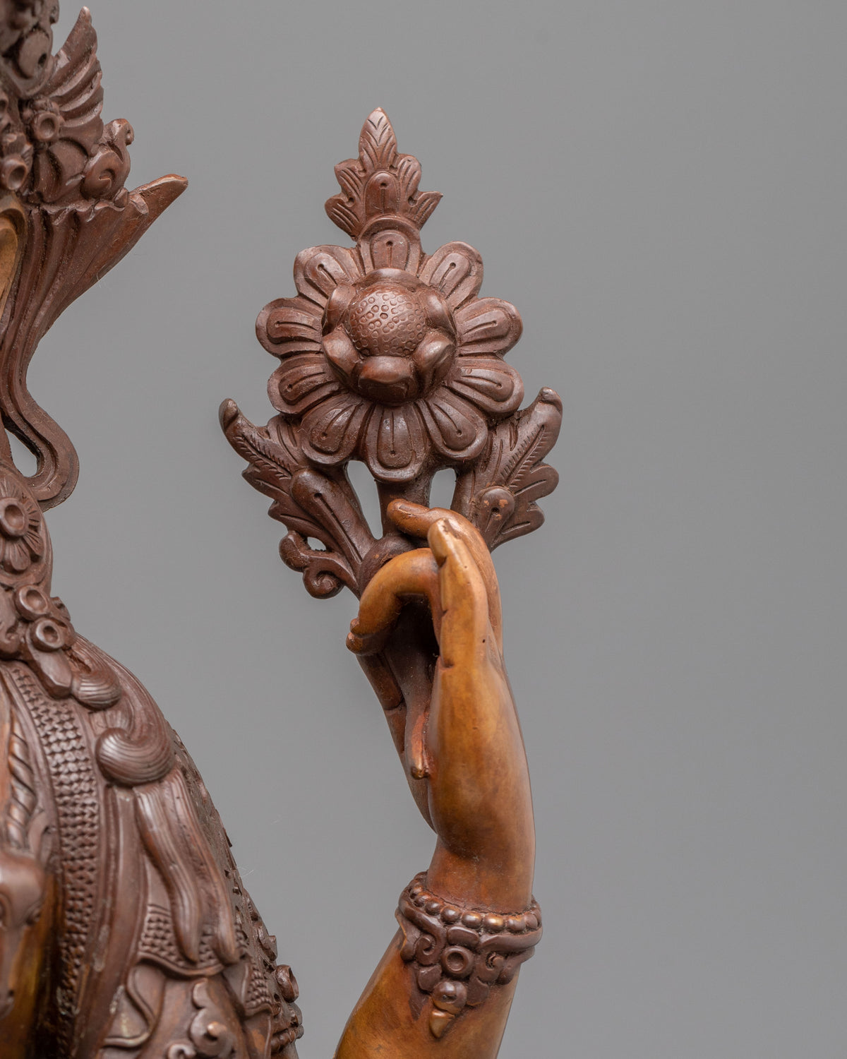 Chenrezig Four Arms Mercy Statue | Buddhist Sculpture of Great Compassion