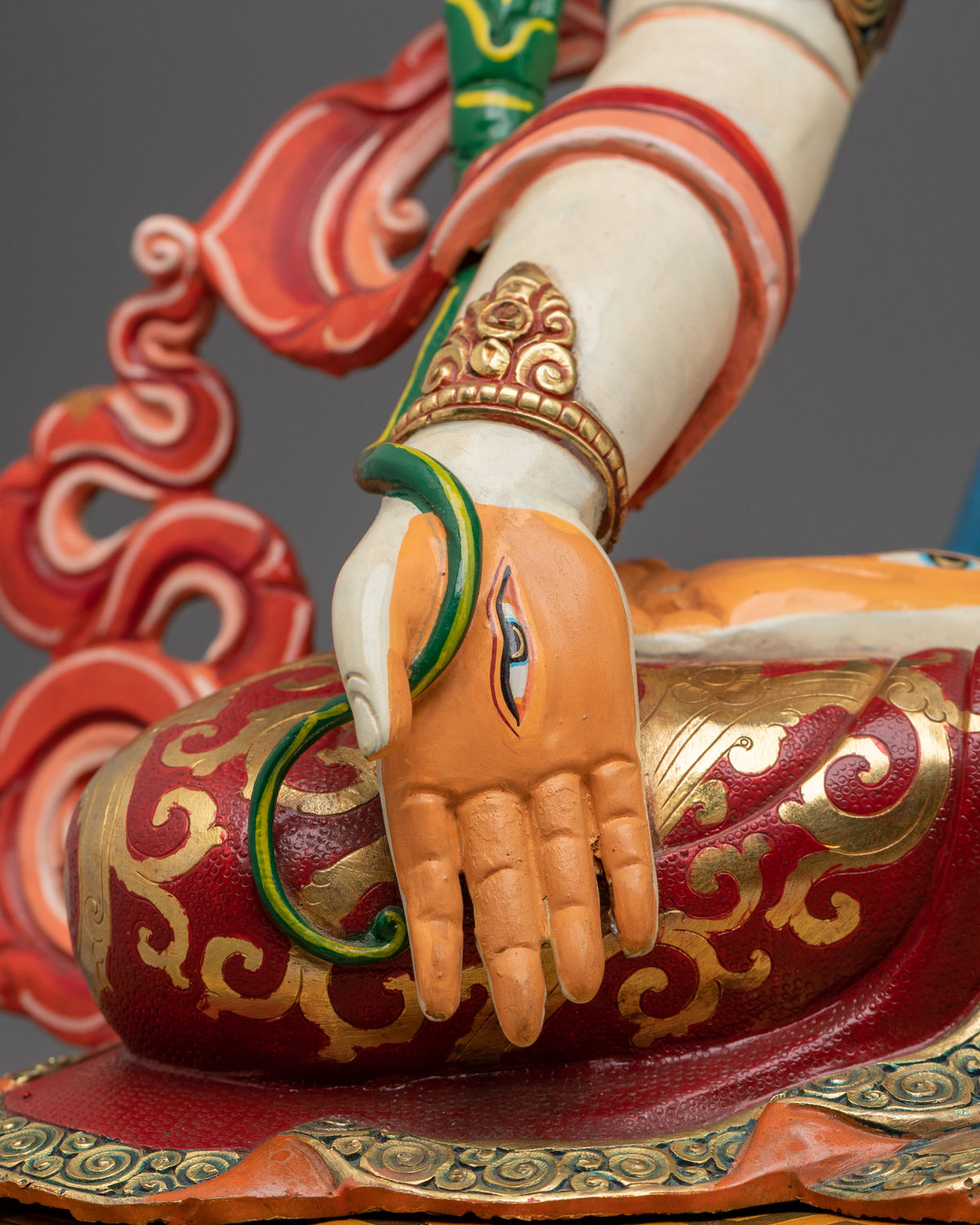White Tara Handcrafted Buddhist Statue | 24K Gold Gilded