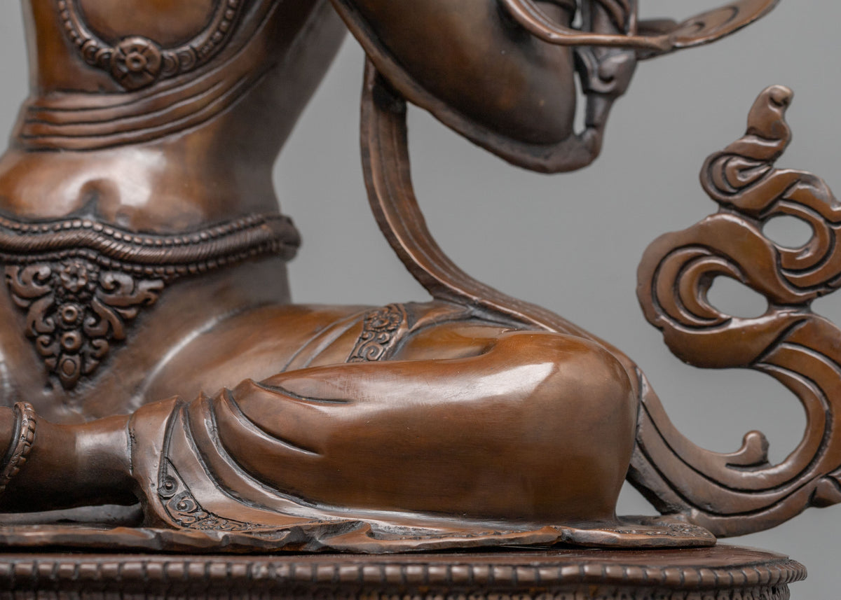 Mother Green Tara Oxidized Statue | Altar Home Decor