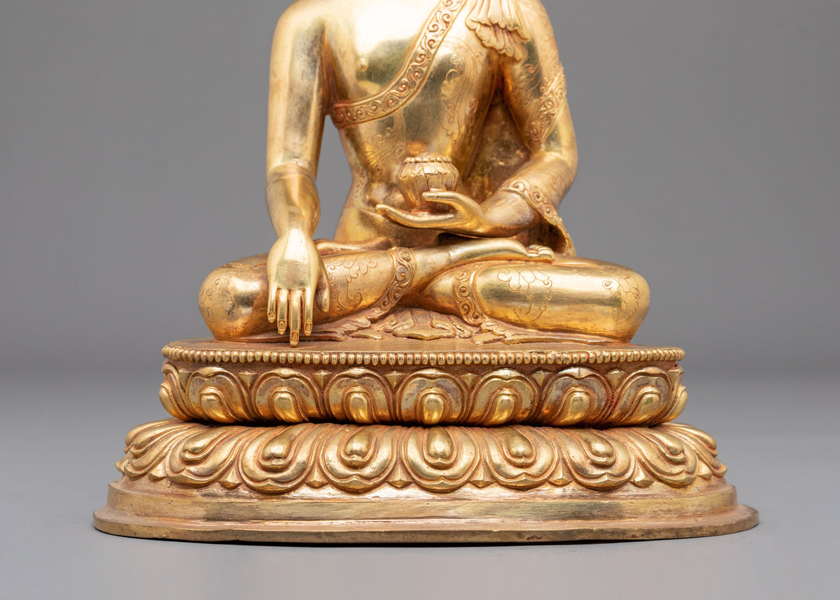 Crown Shakyamuni Buddha Statue | Form of Enlightenment