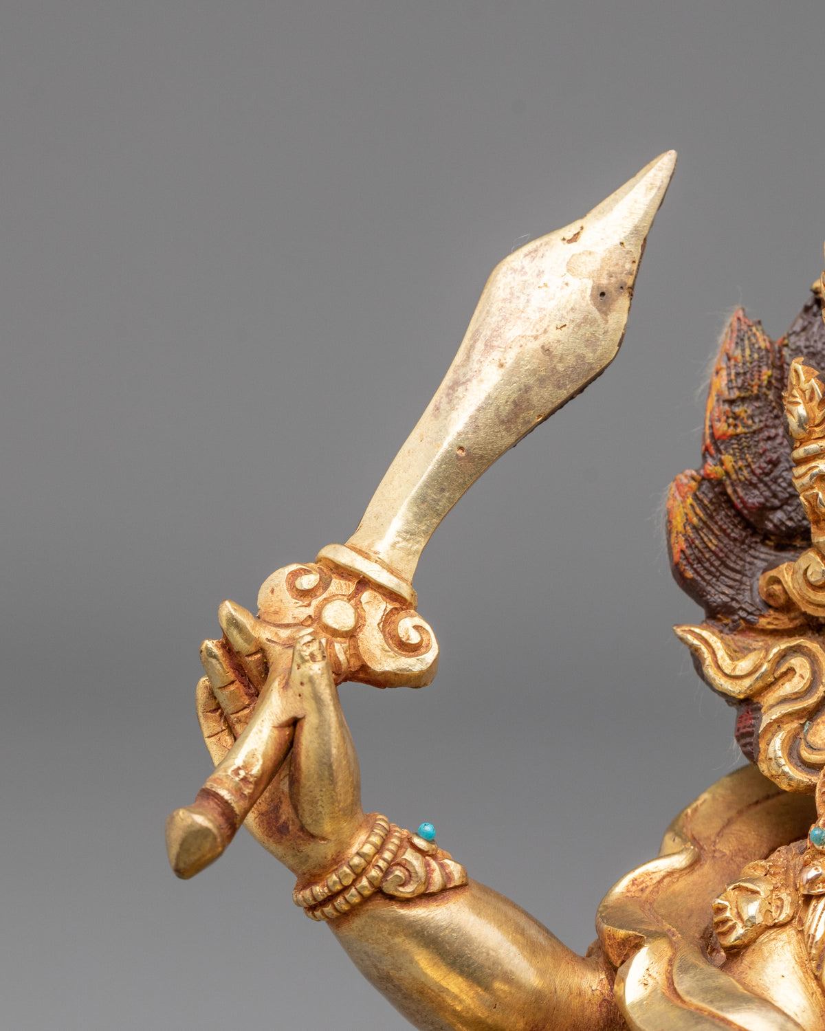 Four-Armed Mahakala Statue | Powerful Dharma Protector