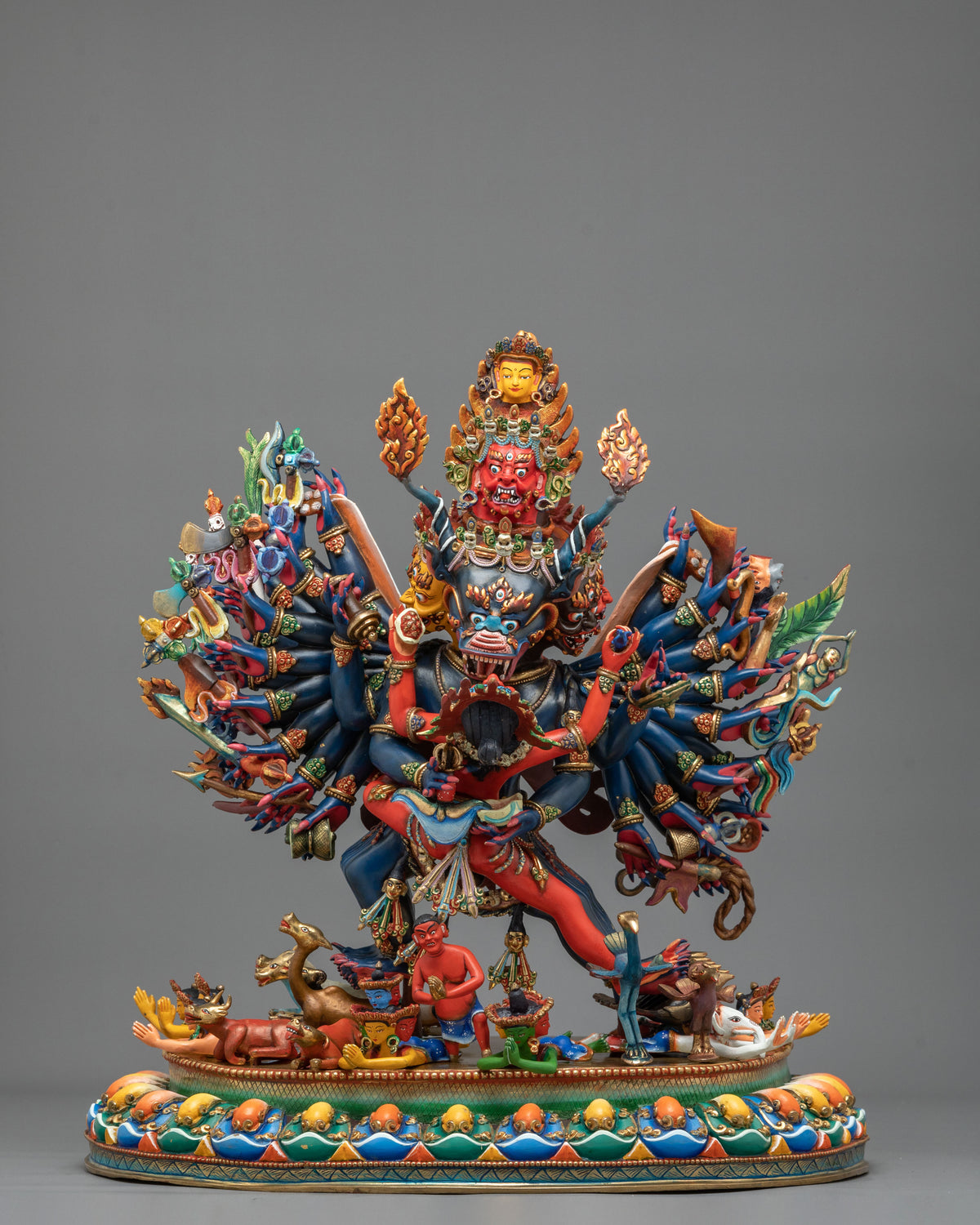 Protector Yamantaka Statue | Handcrafted in Nepal