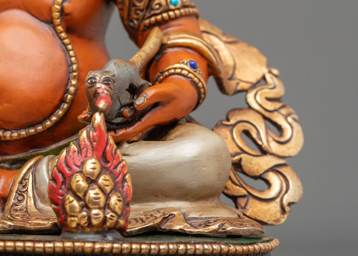Dzambhala Himalayan Sculpture | Buddhist Deity of Wealth and Generosity