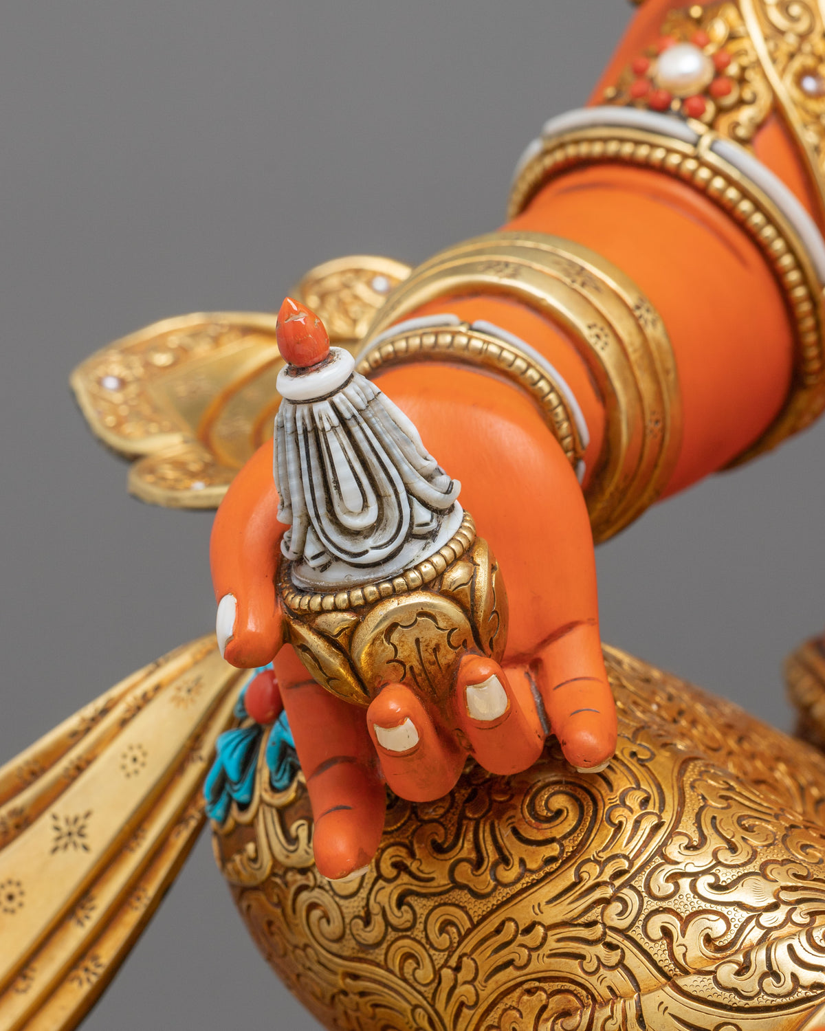 Dzambhala Statue | Handmade Guardian of Wealth