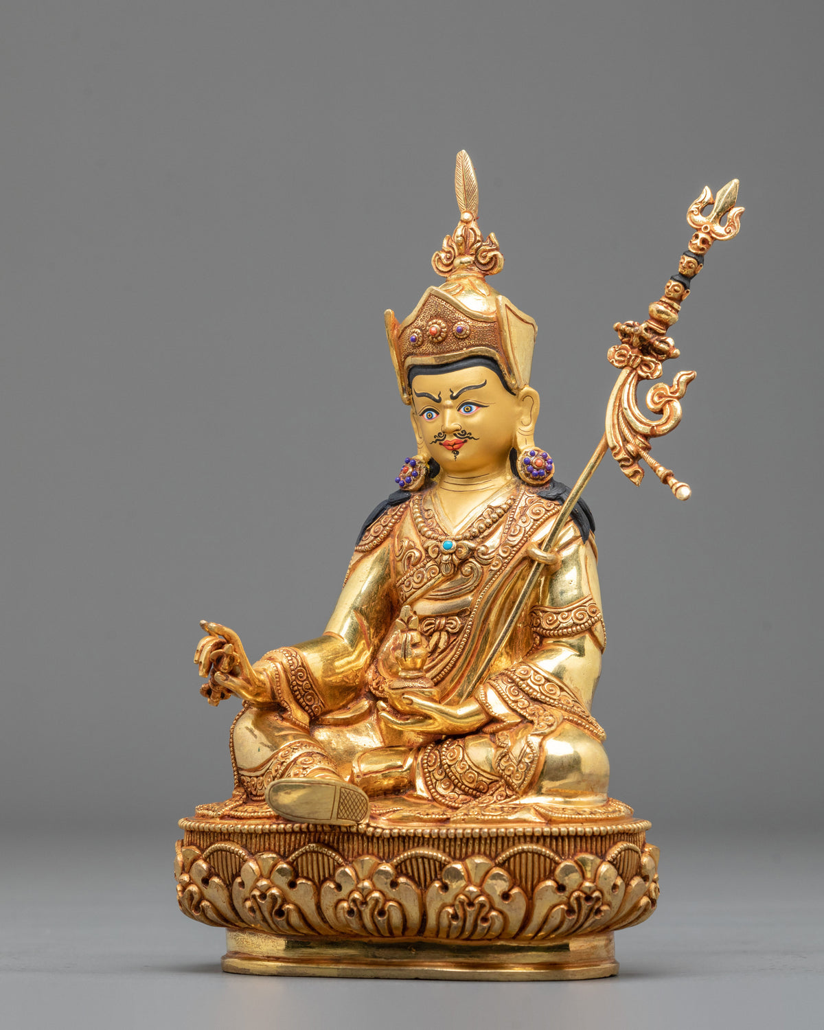 Guru Rinpoche Lotus Born Vajra Master Statue