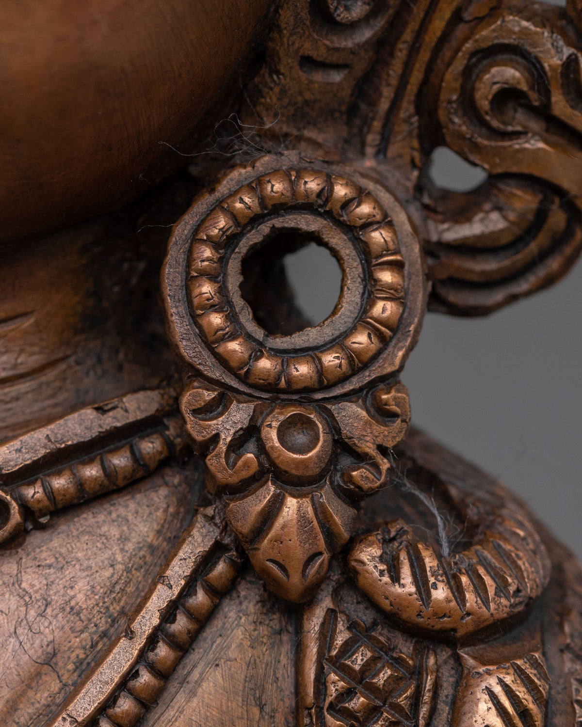 Vajrasattva Buddha Sculpture | Oxidized Buddhist Figurine